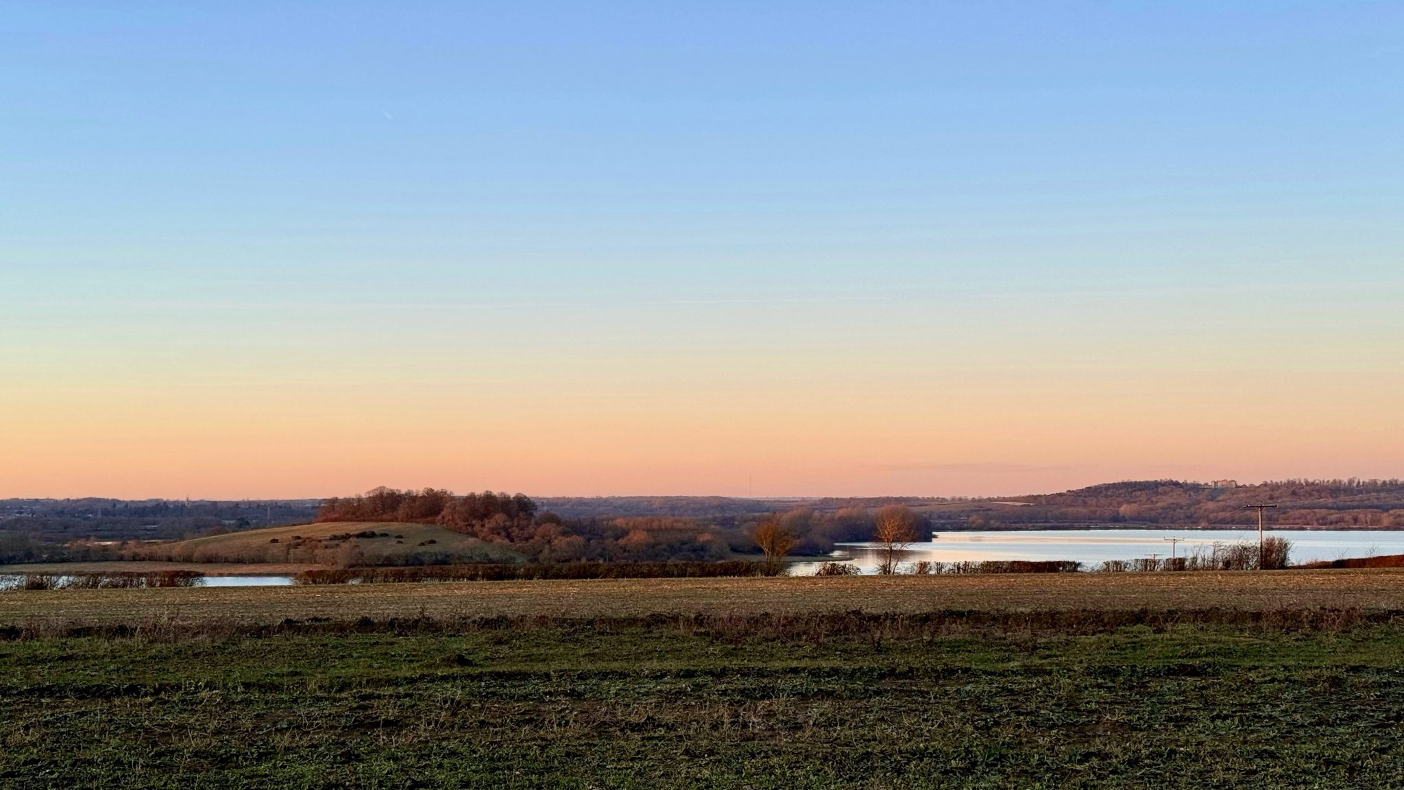 Sunset over Rutland Water